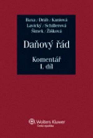 Daňový řád Komentář I., II.díl přílohy