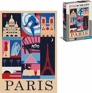 Puzzle Style in the City: Paříž 1000 dílků