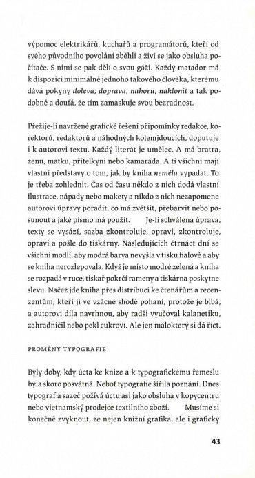 Náhled Knihy a typografie