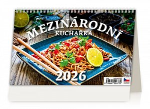 Kalendář stolní 2026 - Mezinárodní kuchařka