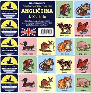 Najdi dvojici - Angličtina - 4. Zvířata