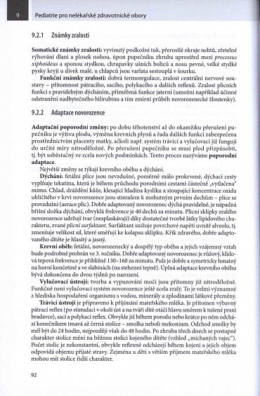 Náhled Pediatrie pro nelékařské zdravotnické obory