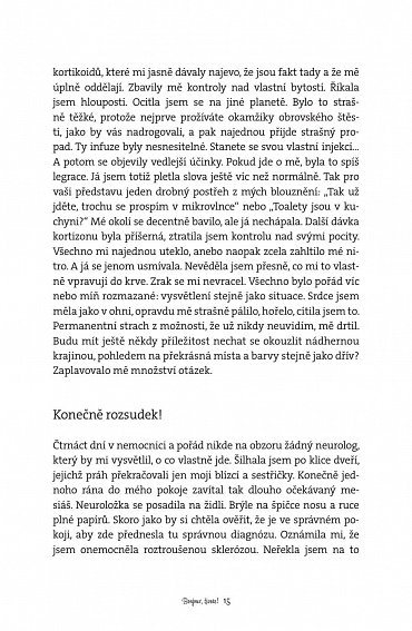 Náhled Bonjour, živote. Cesta, která mě naučila žít s roztroušenou sklerózou