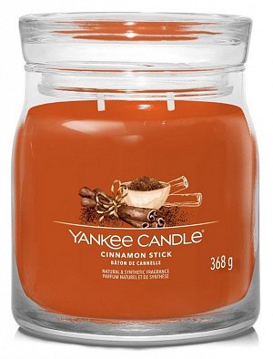 YANKEE CANDLE Cinnamon Stick svíčka 368g / 2 knoty (Signature střední)