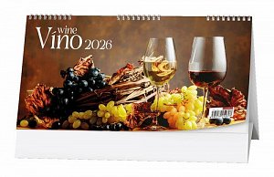 Víno 2026 - stolní kalendář