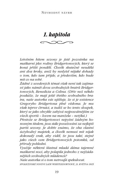 Náhled Bridgertonovi: Nevhodný návrh