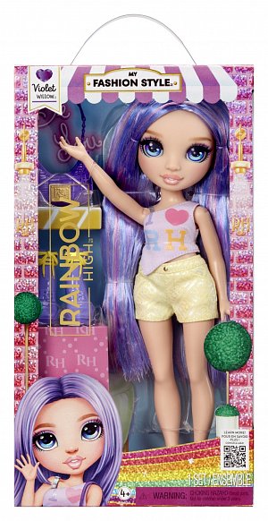 Rainbow High My Fashion Style panenka - Violet