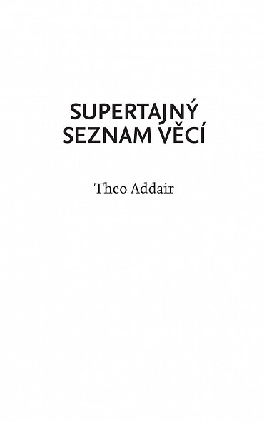 Náhled Supertajný seznam věcí