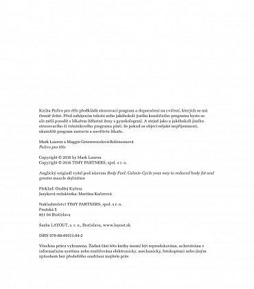 Náhled Palivo pro tělo - Kalorický cyklus, vaše cesta na zredukováním tělesného tuku a lepší vyrýsovaným svalstvem