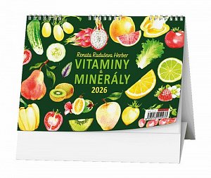 Vitaminy a minerály 2026 - stolní kalendář