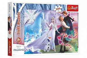 Trefl Puzzle Frozen - Svět sester / 200 dílků