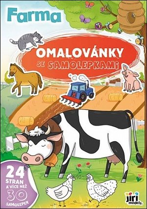 Farma - Omalovánky A4 se samolepkami