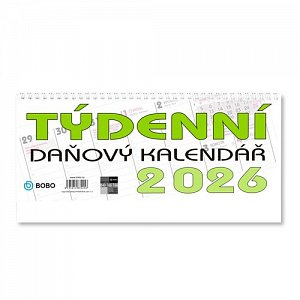 Stolní kalendář 2026 daňový