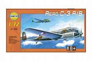 Model Aero C-3 A/B 1:72 29,5x16,6cm v krabici 34x19x5,5cm