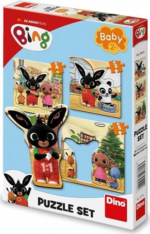 Puzzle Bing a kamarádi 3-5 dílků (baby)