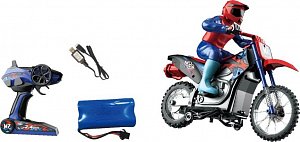RC motorka 1:10 červená