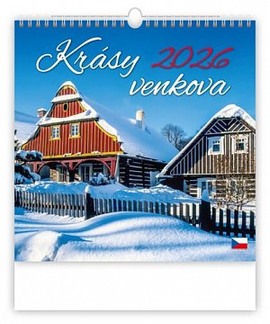 Kalendář nástěnný 2026 - Krásy venkova