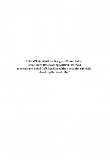 Náhled Nevšední rozhovory v Café Signál