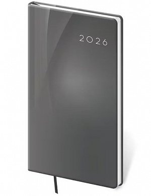 Diář 2026 týdenní kapesní Vario - 4 GREY DESIGN