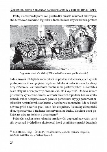 Náhled Železnice, pošta a telegraf rakouské armády v letech 1848-1914