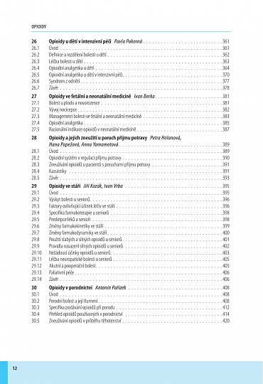 Náhled Opioidy - 2. přepracované a doplněné vydání