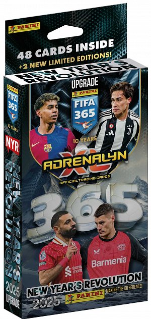 PANINI FIFA 365 2024/2025 - ADRENALYN karty - NEW YEAR'S REVOLUTION (UPGRADE)