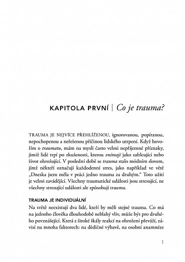 Náhled Léčba traumatu - Program probuzení moudrosti těla