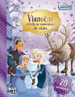 Vianočné aktivity so samolepkami na okná Ľadové kráľovstvo