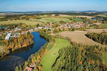 Náhled Jindřichohradecko z nebe