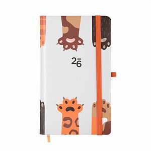 Kapesní diář - Kočičí tlapky 2026