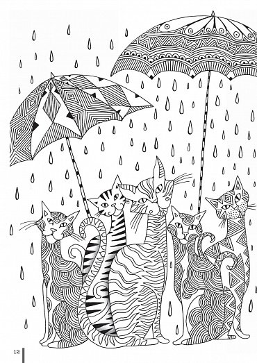 Náhled Kočičí 3D omalovánky