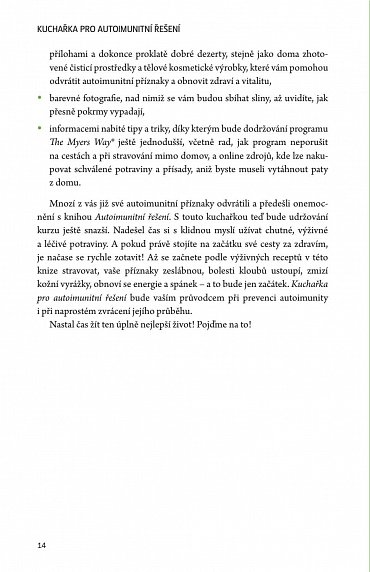 Náhled Kuchařka pro autoimunitní řešení - Přes 150 chutných receptů pro prevenci a odvrácení celého spektra zánětlivých příznaků a nemocí