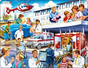 Puzzle MAXI - Nemocnice/25 dílků