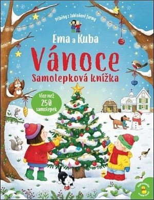 Ema a Kuba Vánoce - Samolepková knížka