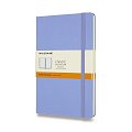 Zápisník Moleskine - tvrdé desky, L, linkovaný - nebesky modrý