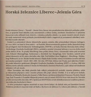 Náhled Horská železnice Liberec - Jelenia Góra na starých pohlednicích