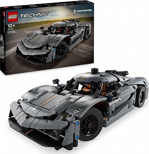 LEGO® Technic 42173 Šedé hyperauto Koenigsegg Jesko Absolut
