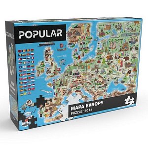 Popular Puzzle Mapa Evropy 160 dílků