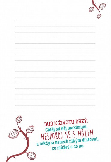 Náhled Motivační deník s afirmacemi Jana Menděla