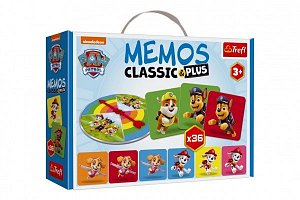 Trefl Pexeso Classic&Plus Tlapková patrola 3v1