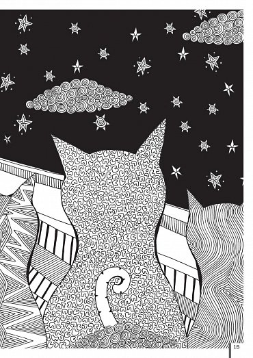 Náhled Kočičí 3D omalovánky