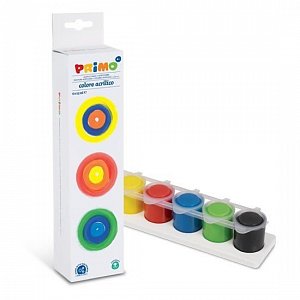 PRIMO akrylové barvy 6 x 25 ml + paleta