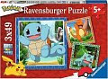 Puzzle Vypusťte Pokémony 3x49 dílků