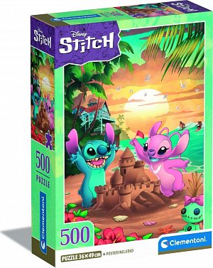 Puzzle Disney: Stitch & Angel 500 dílků