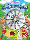 Domáce zvieratká Farebná omaľovanka