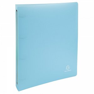 Exacompta 4kroužkový pořadač Chromaline Pastel, A4 maxi, hřbet 40 mm, PP, modrý