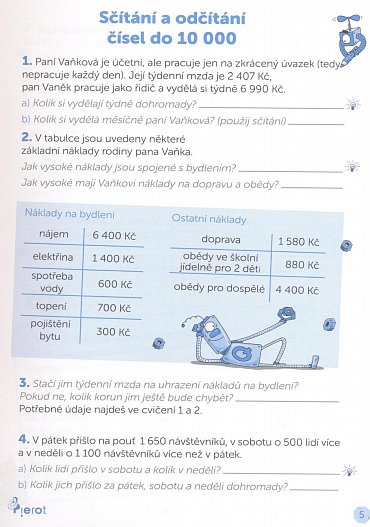 Náhled Procvičování - Slovní úlohy pro 4. ročník, 1.  vydání