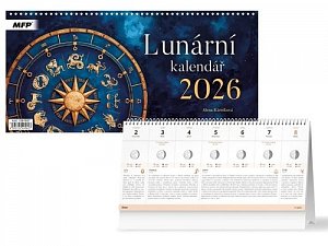 Lunární kalendář 2026 - stolní kalendář