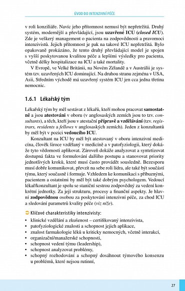 Náhled Intenzivní medicína v praxi