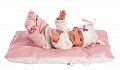 Llorens 26312 NEW BORN HOLČIČKA - realistická panenka miminko s celovinylovým tělem - 26 cm